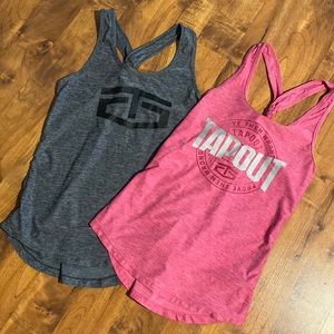 Tapout Racerback Workout Tanks XS